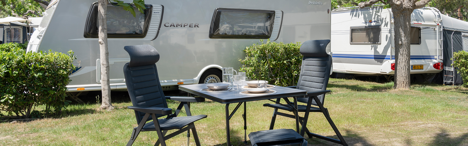 Adjustable camping chairs