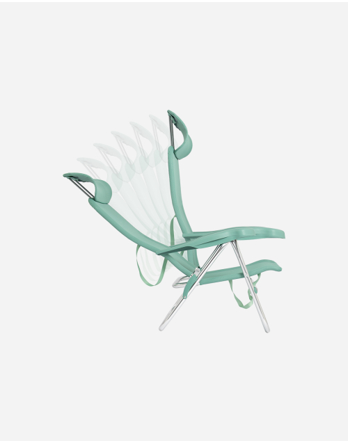 Beach chair - AL/205 - Compact - Green