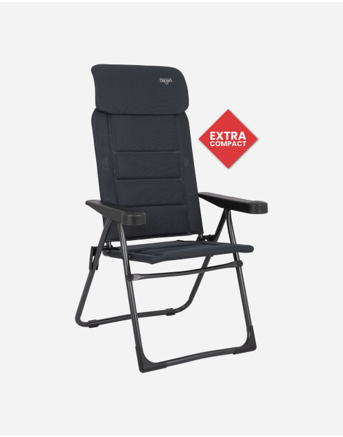 Reclining chair - AP/213 - Air-Deluxe - Extra compact - Grey