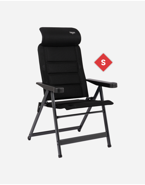 Reclining chair - S - AP/235 - Air-Deluxe - Compact - Black 