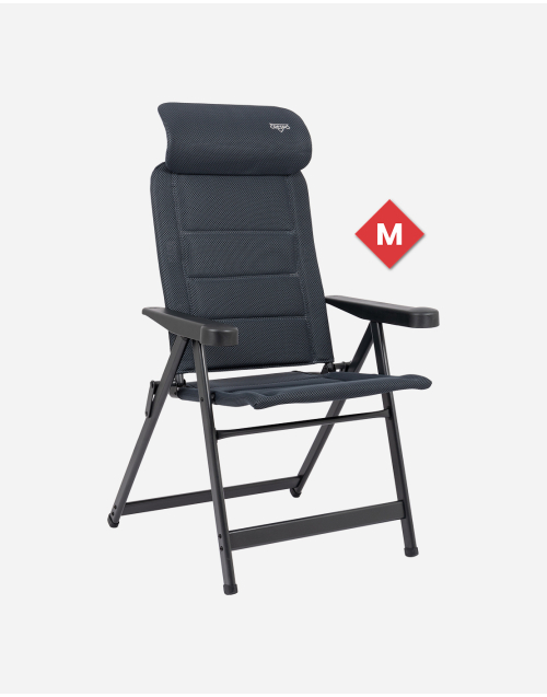 Reclining chair - M - AP/237 - Air-Deluxe - Compact - Grey 